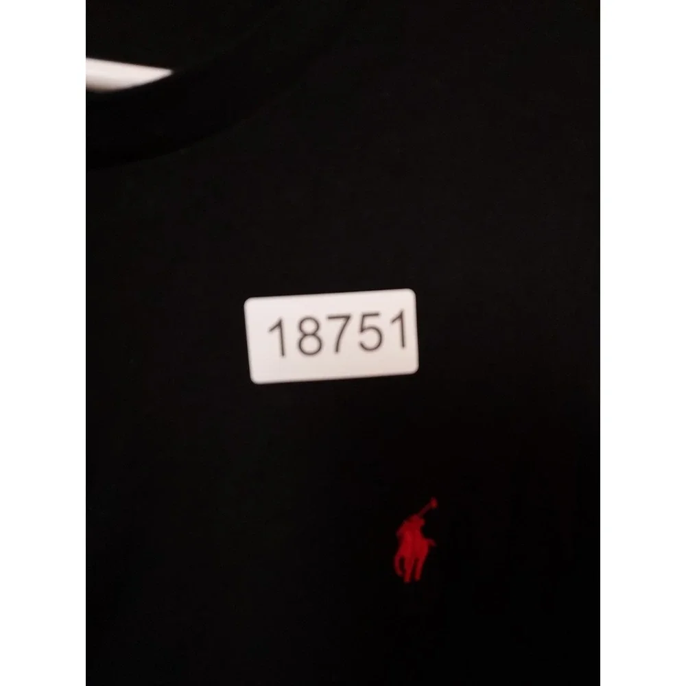 Polo Ralph Lauren Shirt Mens 2XB 2XL Big Black Short Sleeve Red Pony Preppy